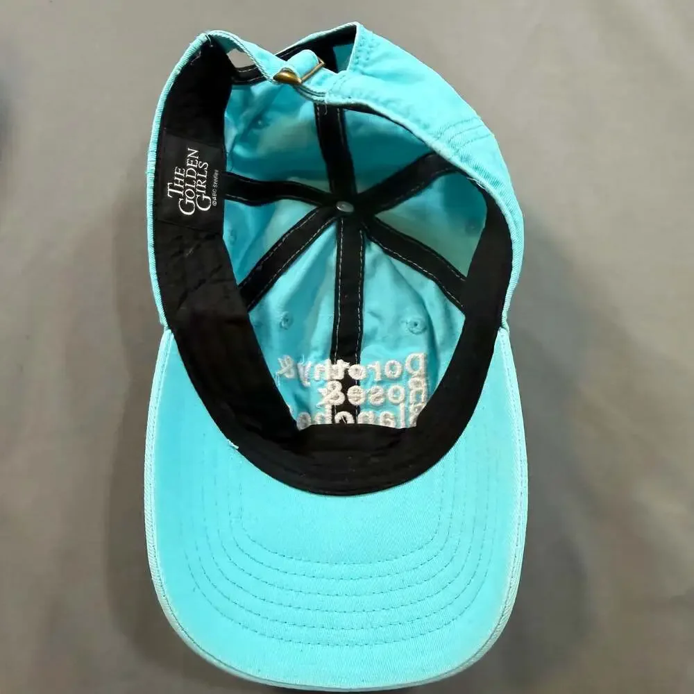 The Golden Girls Dorothy & Rose & Blanche & Sophia Teal Baseball Cap Hat